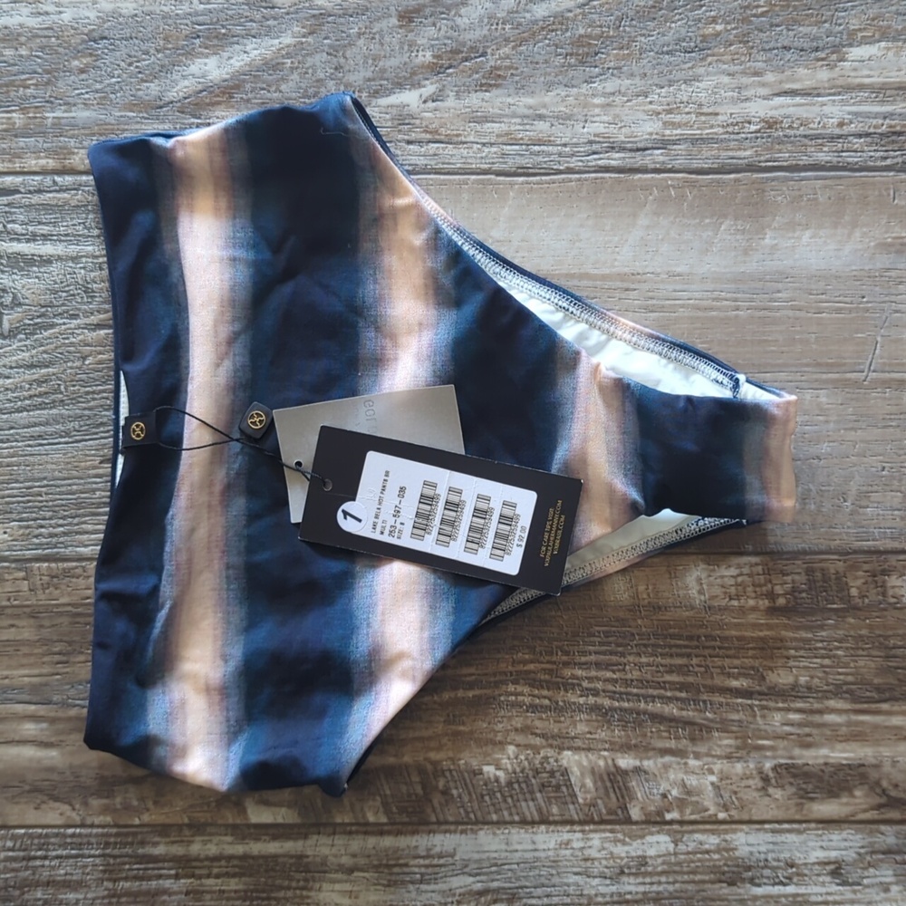 ViX "Lake" Bela Hot pants high-waist Brazilian bikini bottoms sz 8 NWT